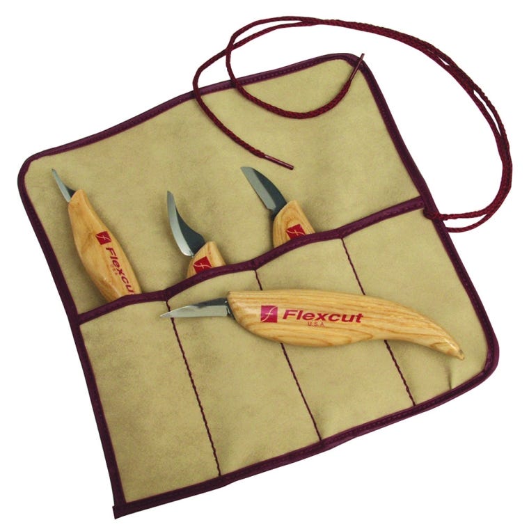 FlexCut&reg; 4-piece Carving Knife Set - main pic