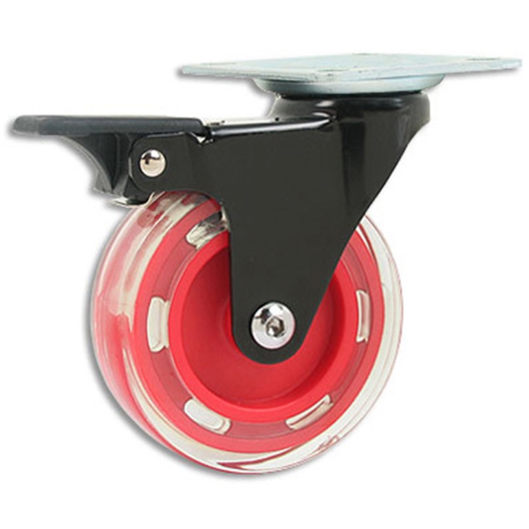 Colored Profile Casters, Locking - full pic 