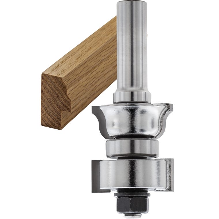 1-11/32'' D x 1-25/64'' H x 1/4'' R x 1/2'' Shank Freud #99-051 Window Sash and Rail Bit - full pic 