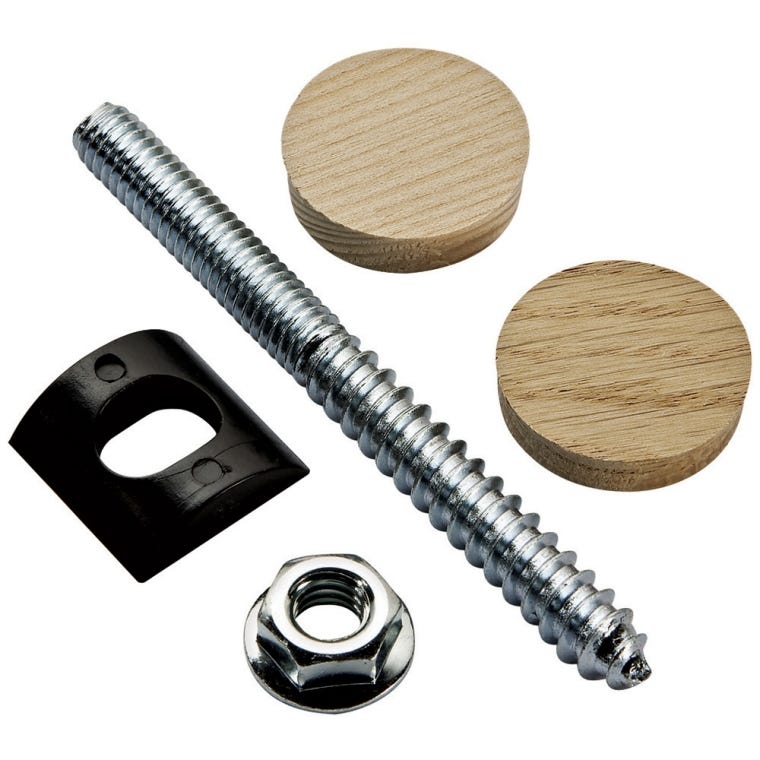 Rail Bolt Fastener with Plugs  - full pic 