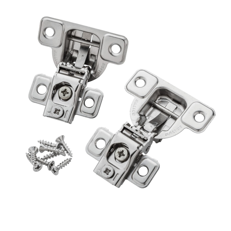 Salice 106&reg; Compact Hinge with Snap Close technology  for Face Frame Cabinets - Nickel - full pic 