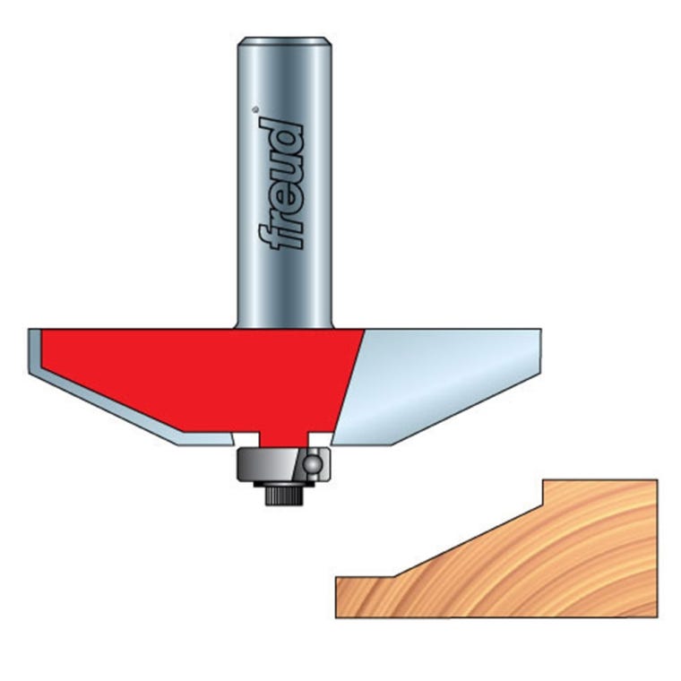 Freud&reg; Quadra-Cut&trade; Bevel Raised Panel Router Bits - 1/2" Shank - full pic 