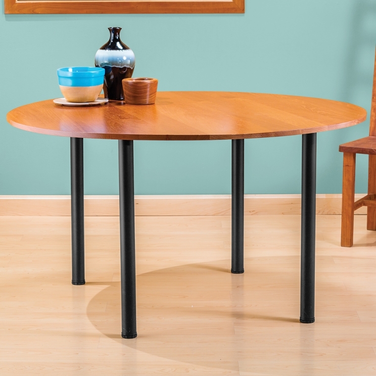 Black Adjustable Table Leg Set - Set of 4 - full pic 