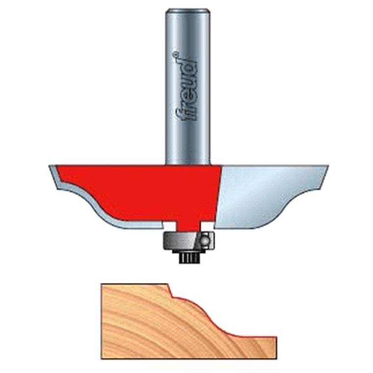 Freud&reg; 99-513 Quadra-Cut&trade; Ogee Raised Panel Router Bit - 2-3/4" Dia x 5/8" H x 1/2" Shank - full pic 