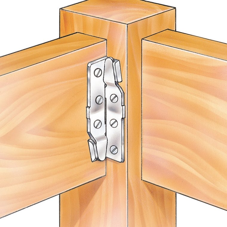 Surface Mount Bed Rail Brackets - full pic 