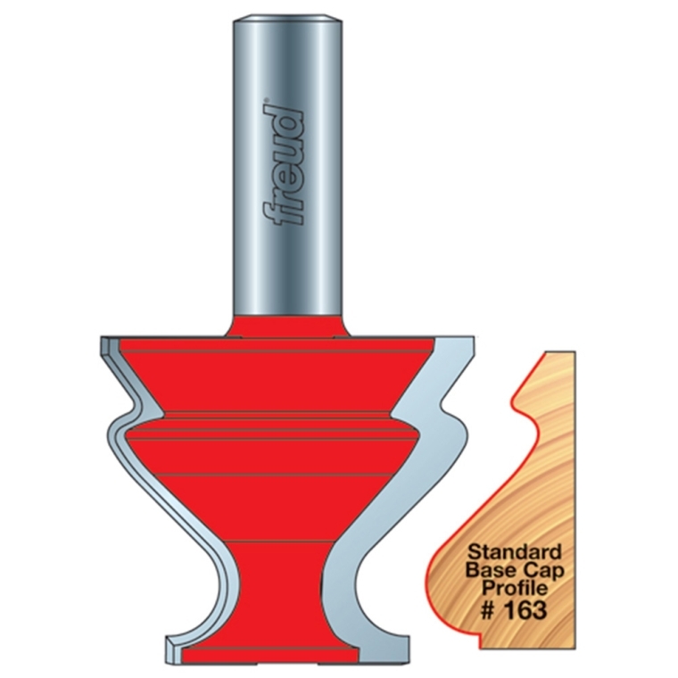 Freud&reg; 99-480 Base Cap Router Bit - 1-3/4" Dia x 1-1/2" H x 1/2" Shank - full pic 
