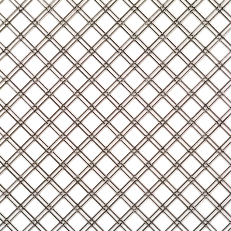 Decorative Wire Grille Pre-Woven 16" x 42" Sheets-Antique Pewter - full pic 