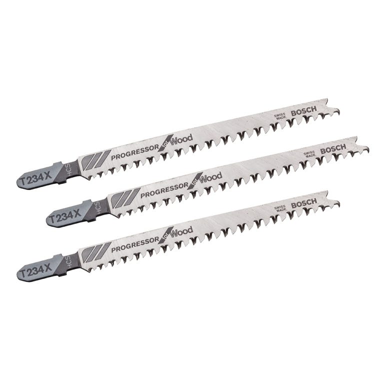 Bosch Progressor 8-12 TPI T-Shank Jigsaw Blades, 3-Pack - full pic 