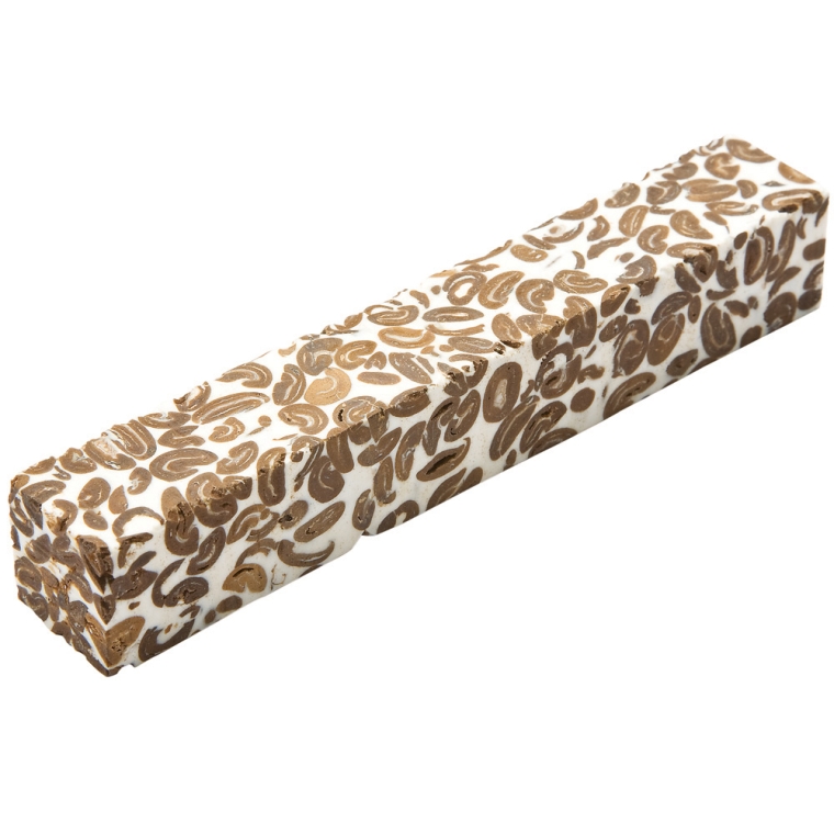 Coffee and Cream Inlace Acrylester Pen Blank - full pic 