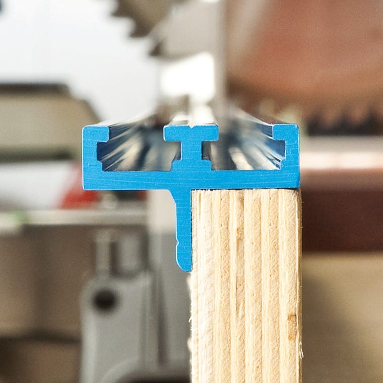 Rockler Double T-Track Fence Cap - full pic 