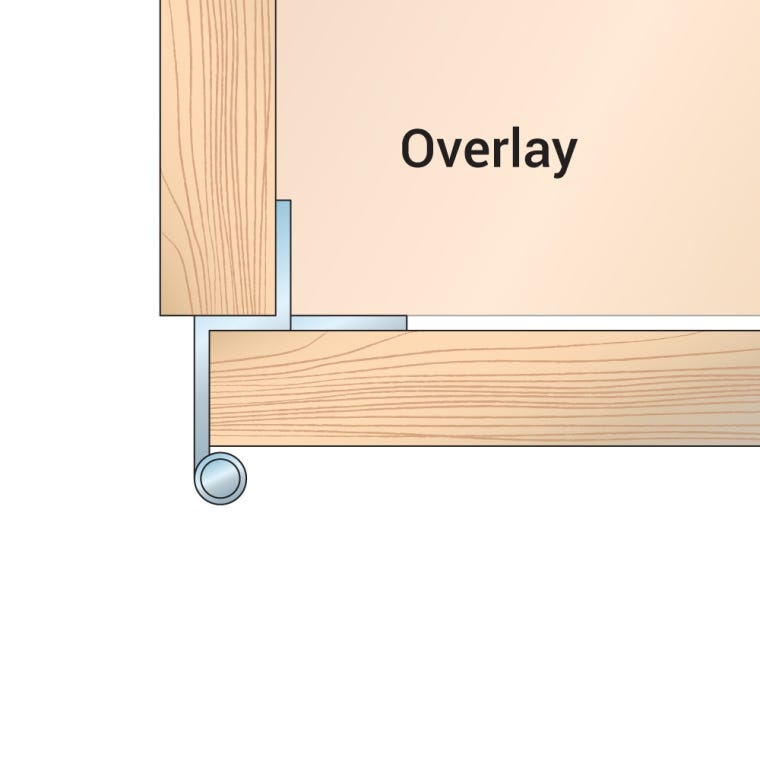 Non-Mortise Institutional Hinge - full pic 