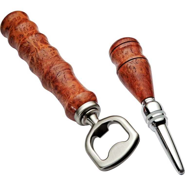 Red Mallee Figured Burl Turning Blank, 1-1/2" x 1-1/2" x 6" - full pic 