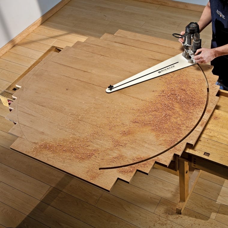 Rockler Circle Cutting Jig for Routers - full pic 