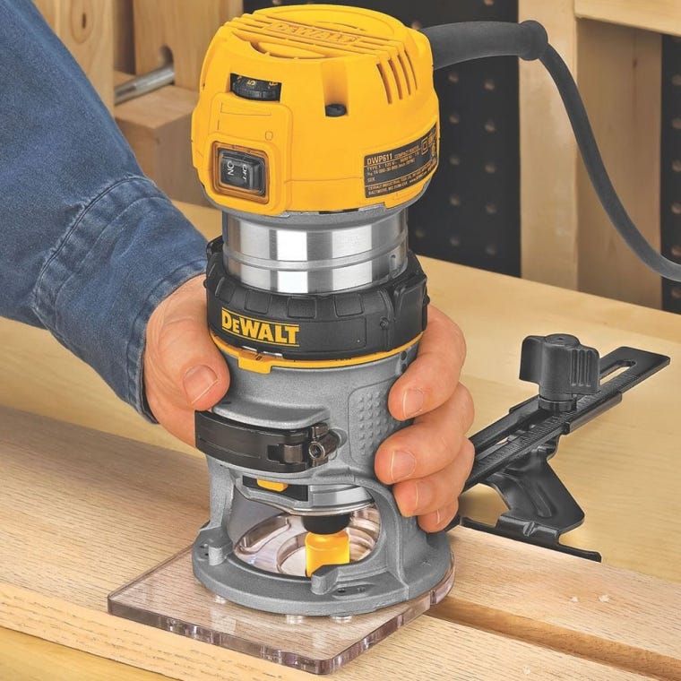DeWalt DWP611 Compact Router, Fixed Base - full pic 