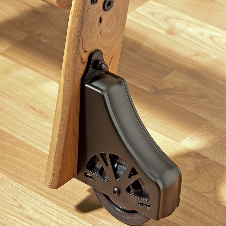 8' Rolling Library Ladder Hardware Kit, Satin Black - full pic 