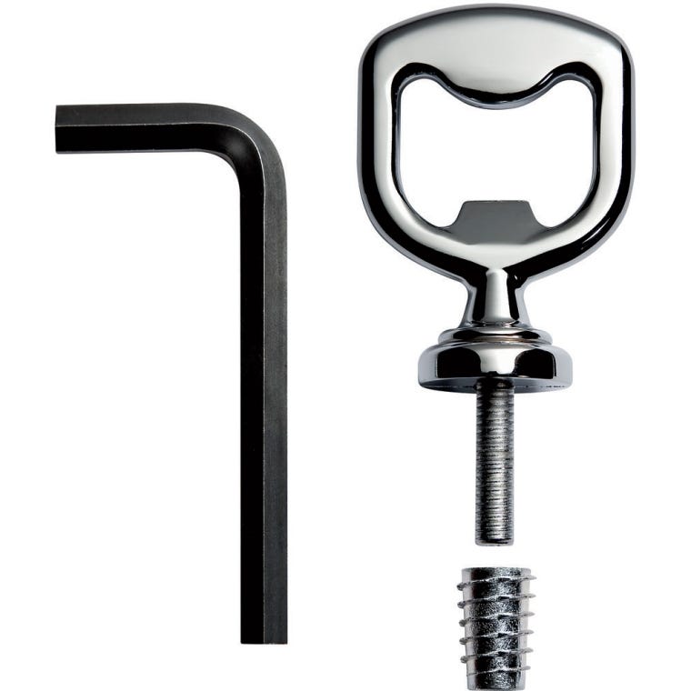 Rockler Chrome Bottle Opener Turning Kit - full pic 