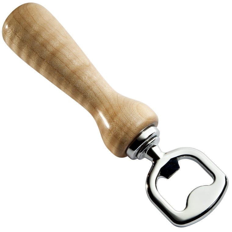 Rockler Chrome Bottle Opener Turning Kit - full pic 