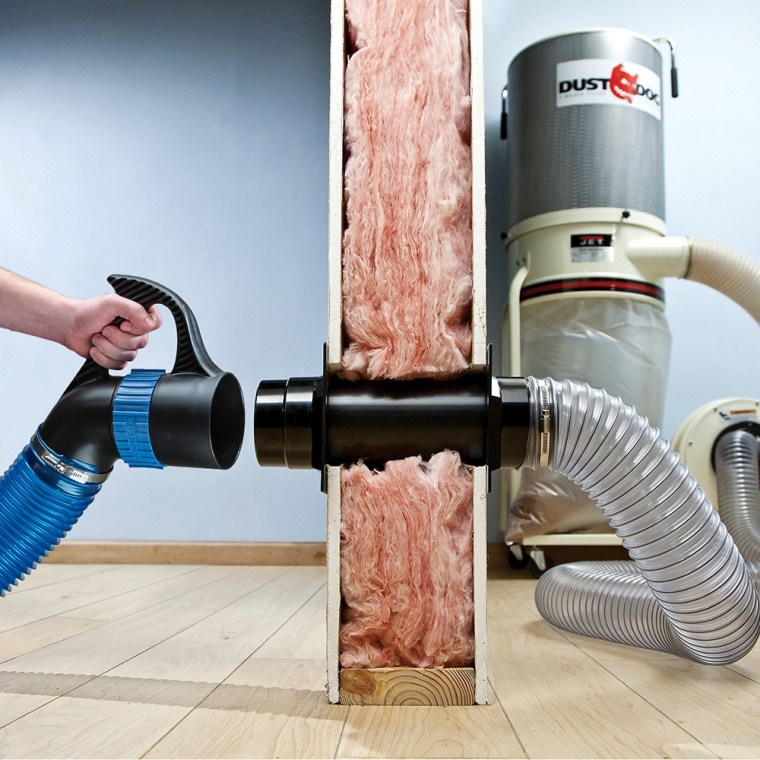 Through-The-Wall Dust Right&reg; Port Kit - full pic 