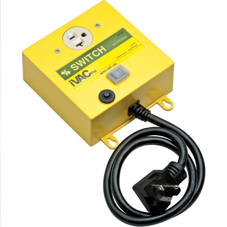 iVac Pro Switch Wireless Dust Collection Controller System - full pic 