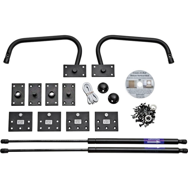 Vertical Mount Frameless Murphy Bed Hardware Kits - full pic 