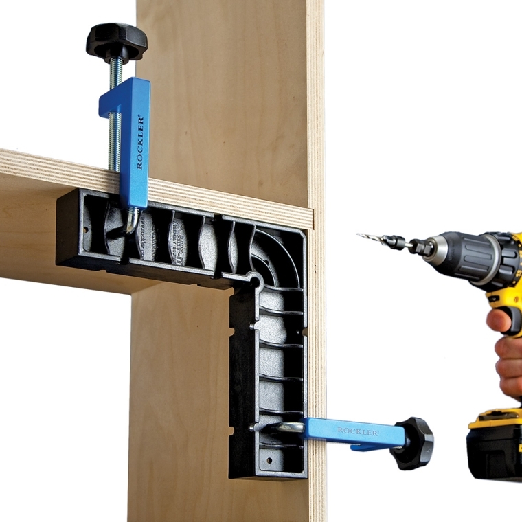 Rockler Clamp-It Assembly Square with 2-Pack Universal Fence Clamps - full pic 