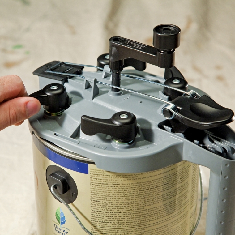Rockler Mixing Mate&reg; Paint Lid, Gallon Size - Stir, Pour, and Store! - full pic 