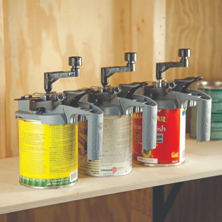 Rockler Mixing Mate&reg; Paint Lid, Quart Size - Stir, Pour, and Store! - full pic 