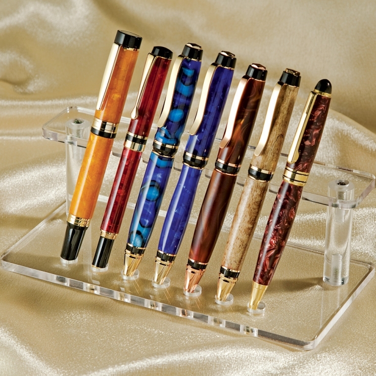 Acrylic 7-Pen Display Stand - full pic 
