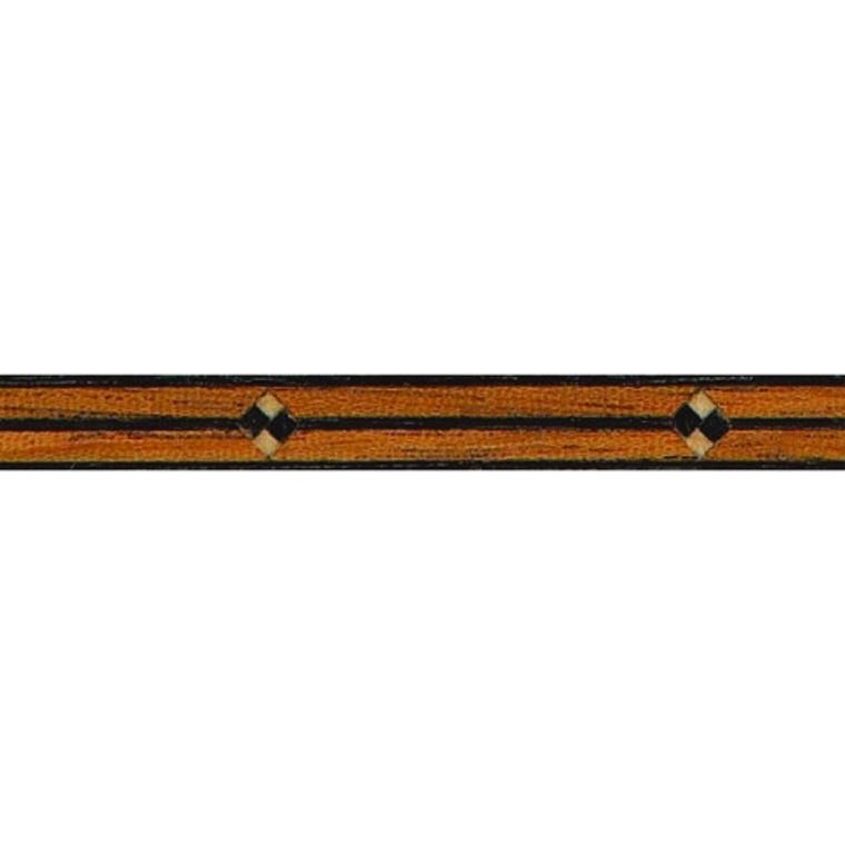 Mahogany Black Maple Diamond Inlay Banding, 1/4'' W - main pic