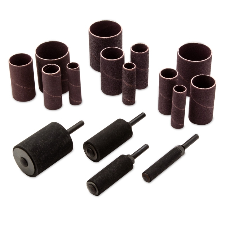 12 Piece Long Drum Sander Kit and Replacement Sleeves - main pic