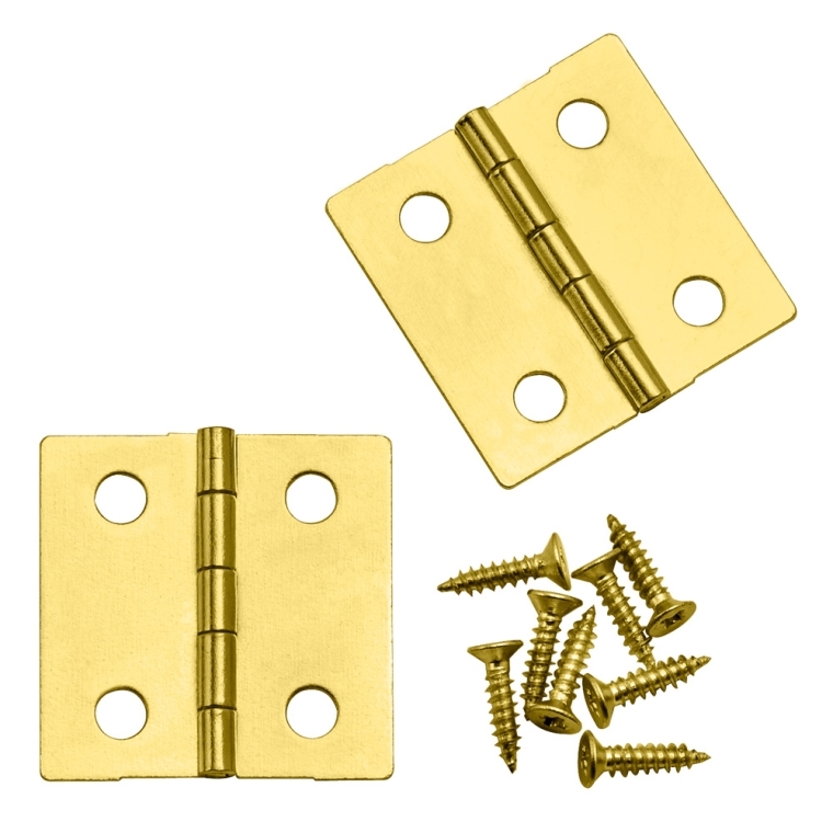 Butt Hinges for Small Boxes-1'' Height - full pic 