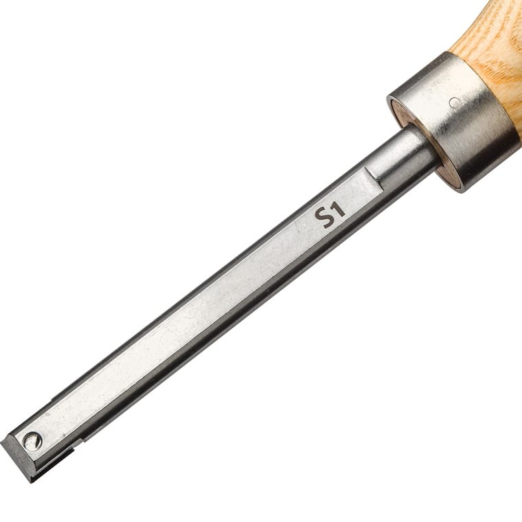 Mini Ergonomic Carbide Turning Tool, Square - full pic 