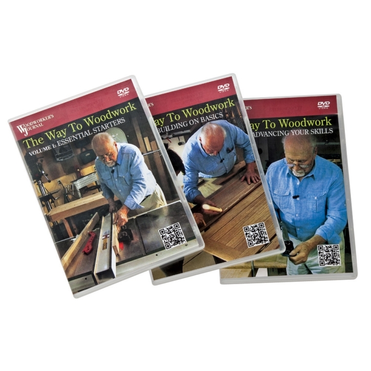 The Way to Woodwork DVD Series from Woodworker's Journal-Individual Volumes - main pic