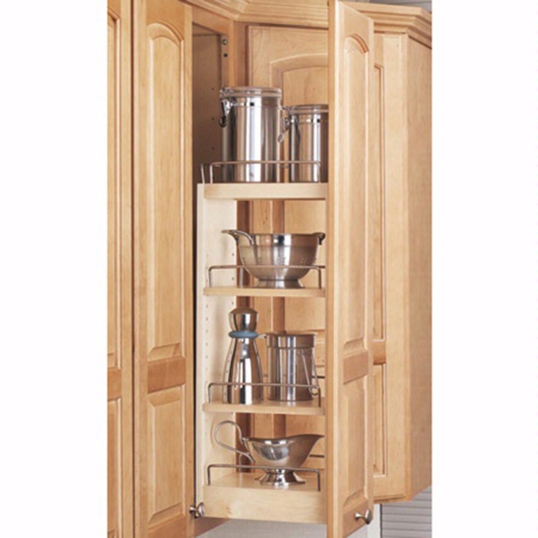 Wall Cabinet Wood Pullout Organizers, Rev-a-Shelf 448 Series - main pic