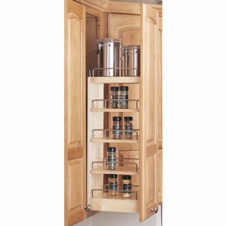 Wall Cabinet Wood Pullout Organizers, Rev-a-Shelf 448 Series - full pic 