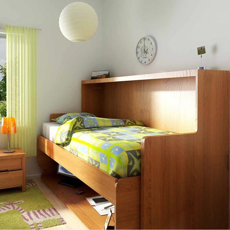 Hiddenbed&reg; Fold-Out Bed and Desk Mechanism - full pic 