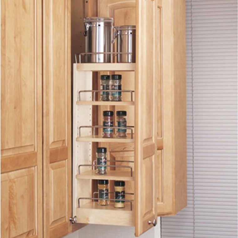 Wall Cabinet Wood Pullout Organizers, Rev-a-Shelf 448 Series - full pic 