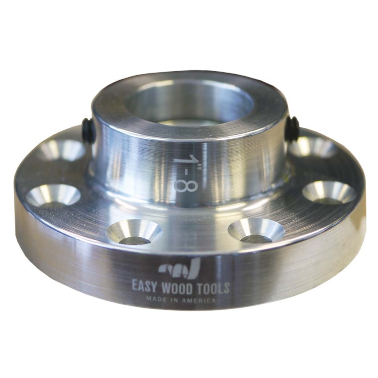 Easy Wood Tools F430 1'' x 8 TPI x 3'' Diameter Faceplate - main pic