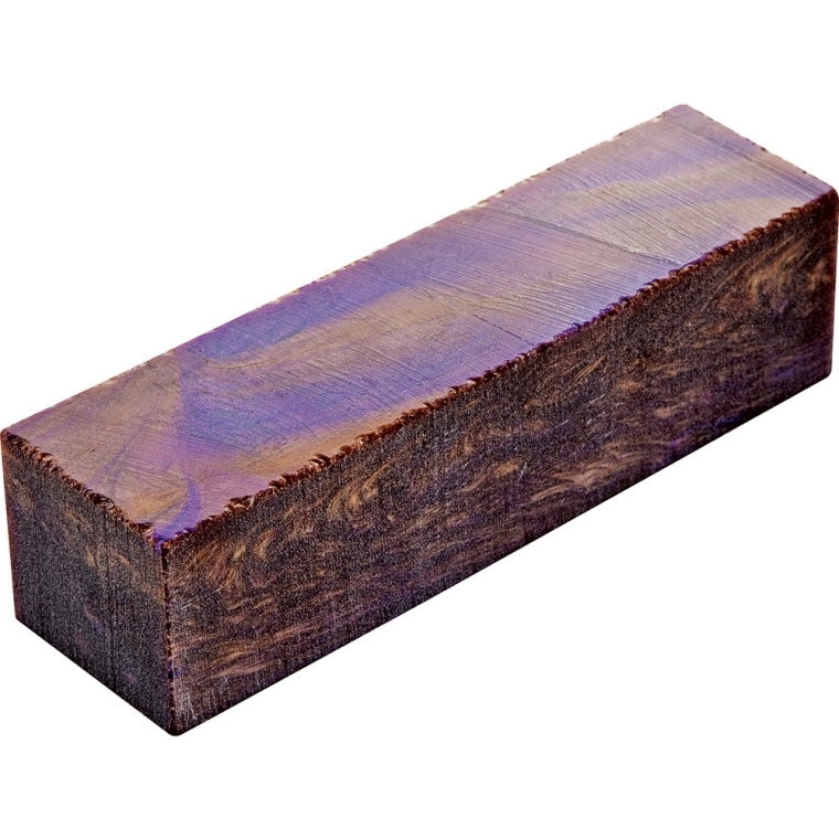 Bronze/Violet Acrylic Handle Blank - full pic 