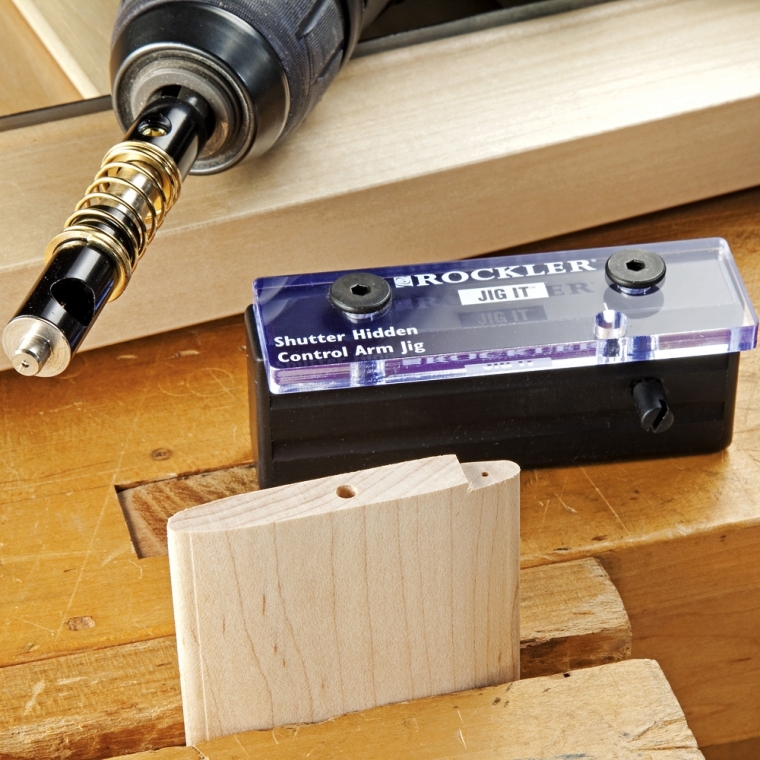 Rockler Hidden Control Arm Jig Kit for Shutter System - full pic 