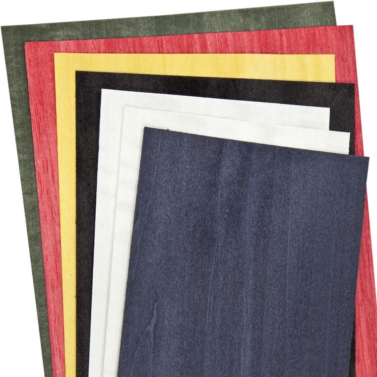 Dyed White 3 Sq. Ft. Veneer Pack - full pic 