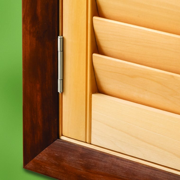 3" Non-Mortise Wrap Hinges - Satin Nickel - full pic 