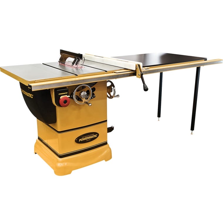 Powermatic PM1000 1-3/4 HP Table saw, 1-Phase With 52" Accu-Fence System - full pic 