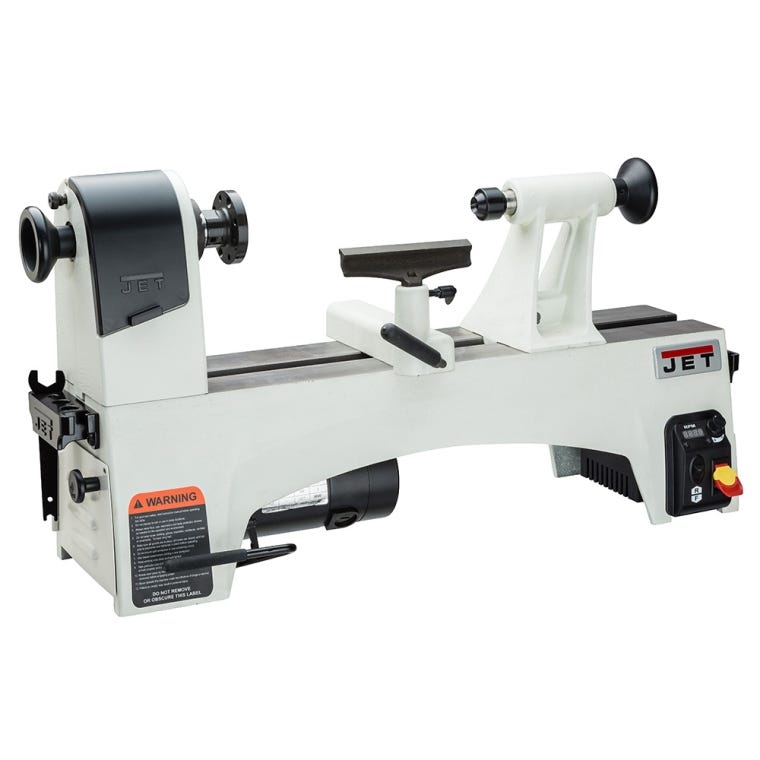 Jet Variable Speed Wood Lathe 1221VS, 12'' x 21'' - full pic 