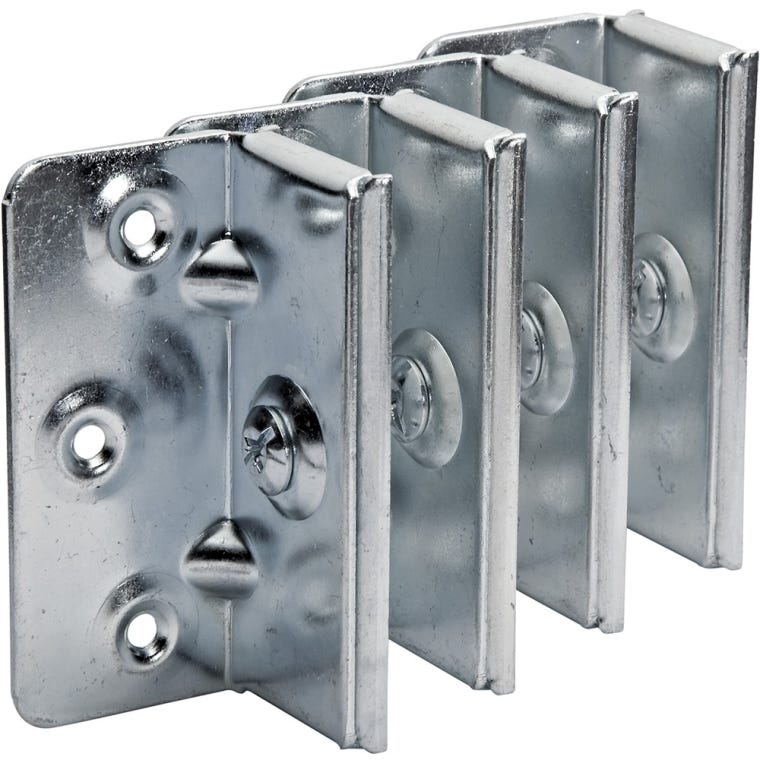 No-Mortise Bed Rail Brackets - full pic 