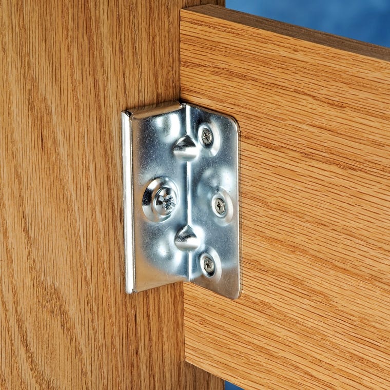 No-Mortise Bed Rail Brackets - full pic 