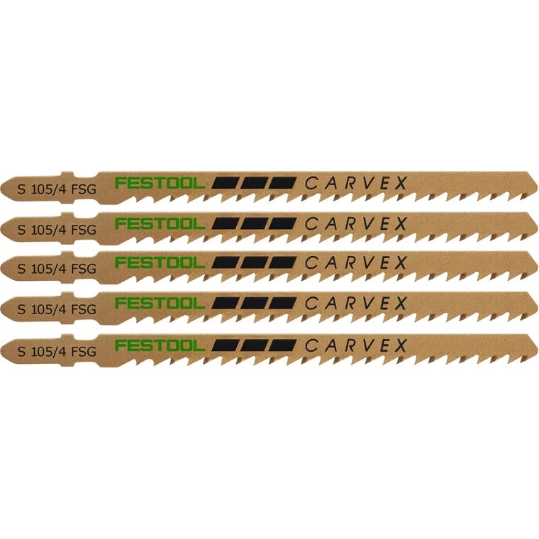 Festool Jigsaw Blades, Wood Universal, S 105/4 FSG/5, 5-Pack (204327) - full pic 