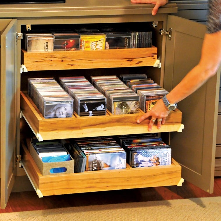 1-1/4" QuikTray Rollout Shelf Supports - full pic 