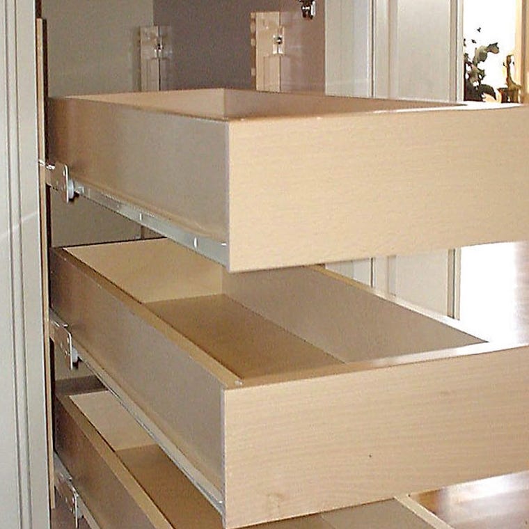 1-1/4" QuikTray Rollout Shelf Supports - full pic 