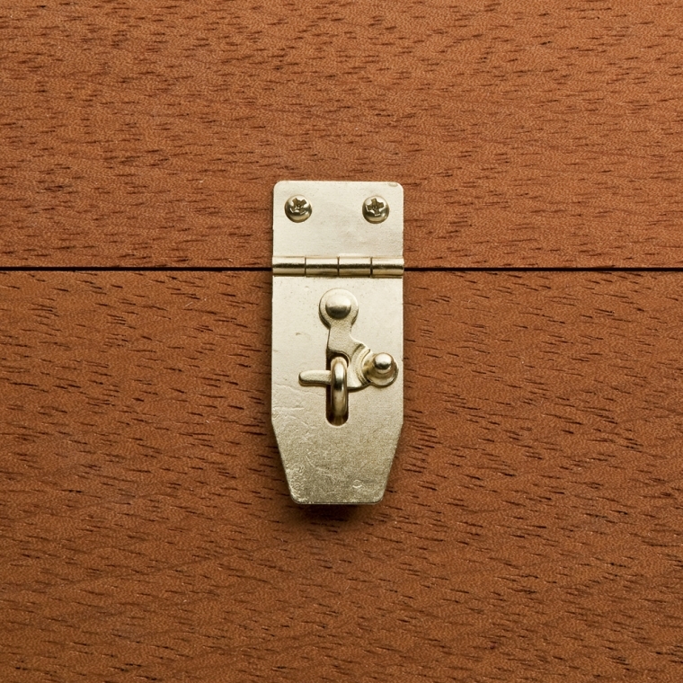 Jewelry Box Hasp with Swing Latches, Pair - full pic 